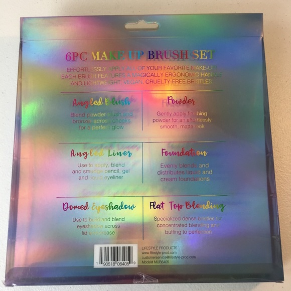 “I washed up like this” 6-Pc mermaid brush set - Picture 3 of 8